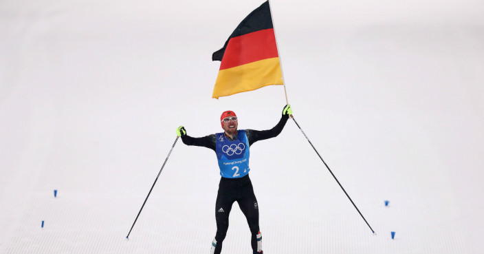 competes during the Nordic Combined Team Gundersen LH/4x5km, Cross-Country on day thirteen of the PyeongChang 2018 Winter Olympic Games at Alpensia Cross-Country Centre on February 22, 2018 in Pyeongchang-gun, South Korea.